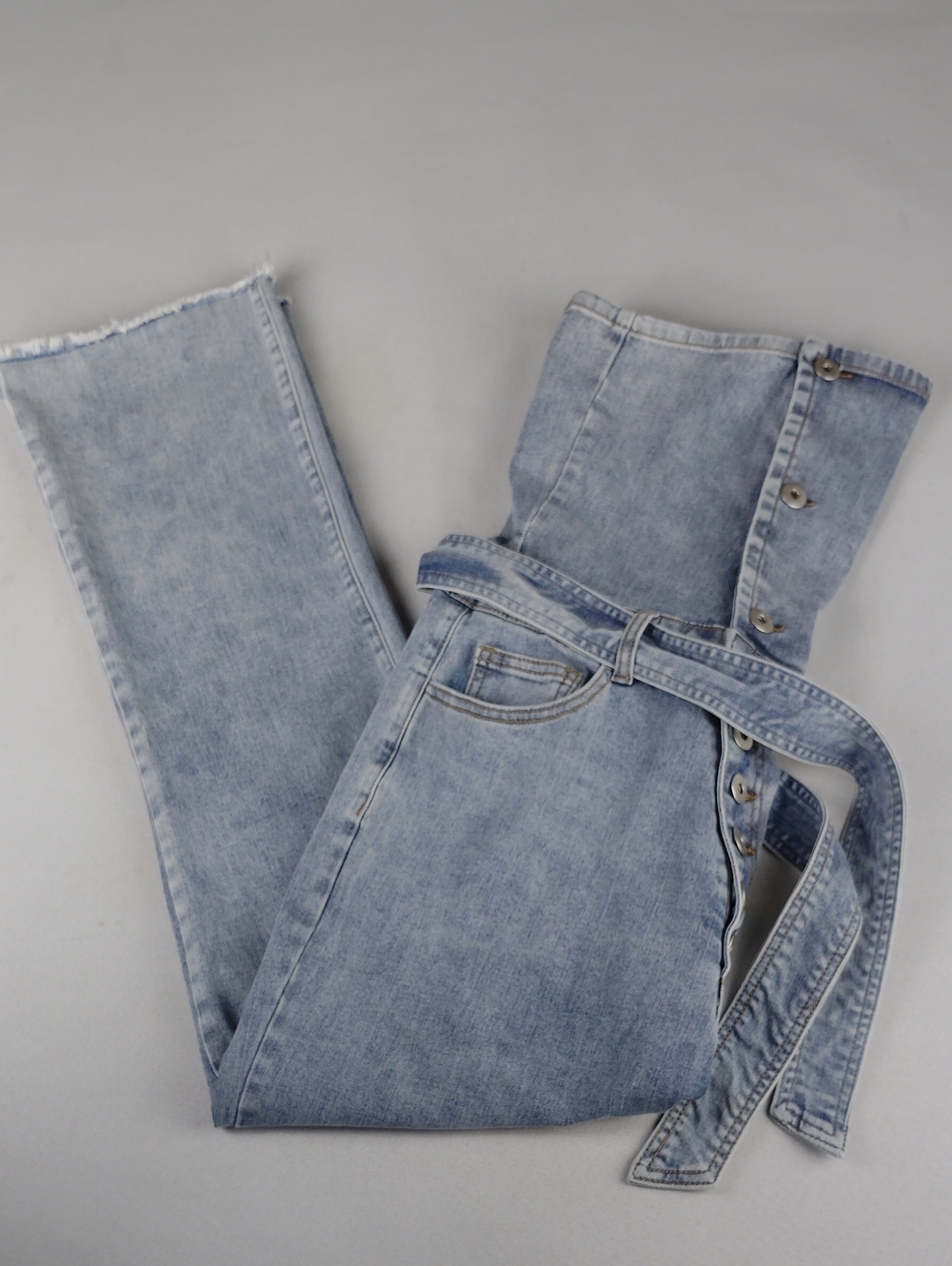 Kittenish Denim Overalls.